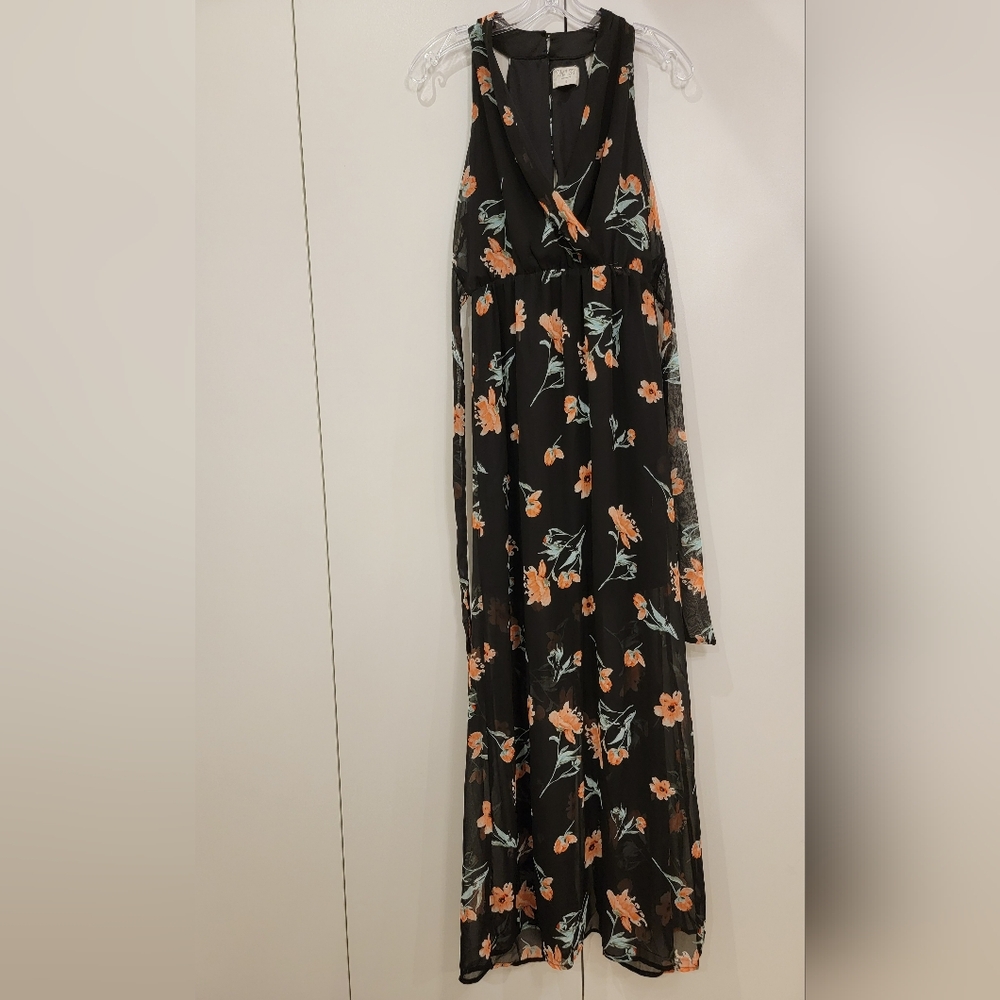 Sienna Sky Floral racerback keyhole dress